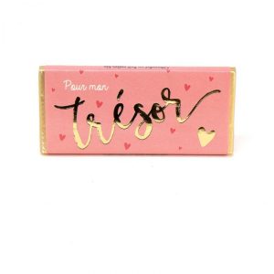 Tablette de chocolat pour mon trésor
