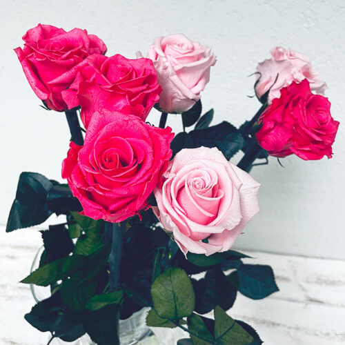 bouquet de roses éternelles