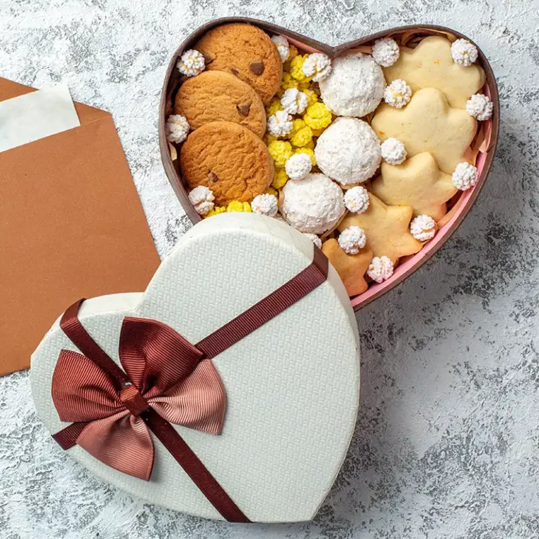 chocolats dans une boîte cadeau pour la fête des mères