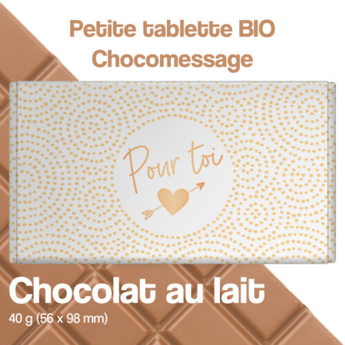 chocolait message amour pour toi coeur